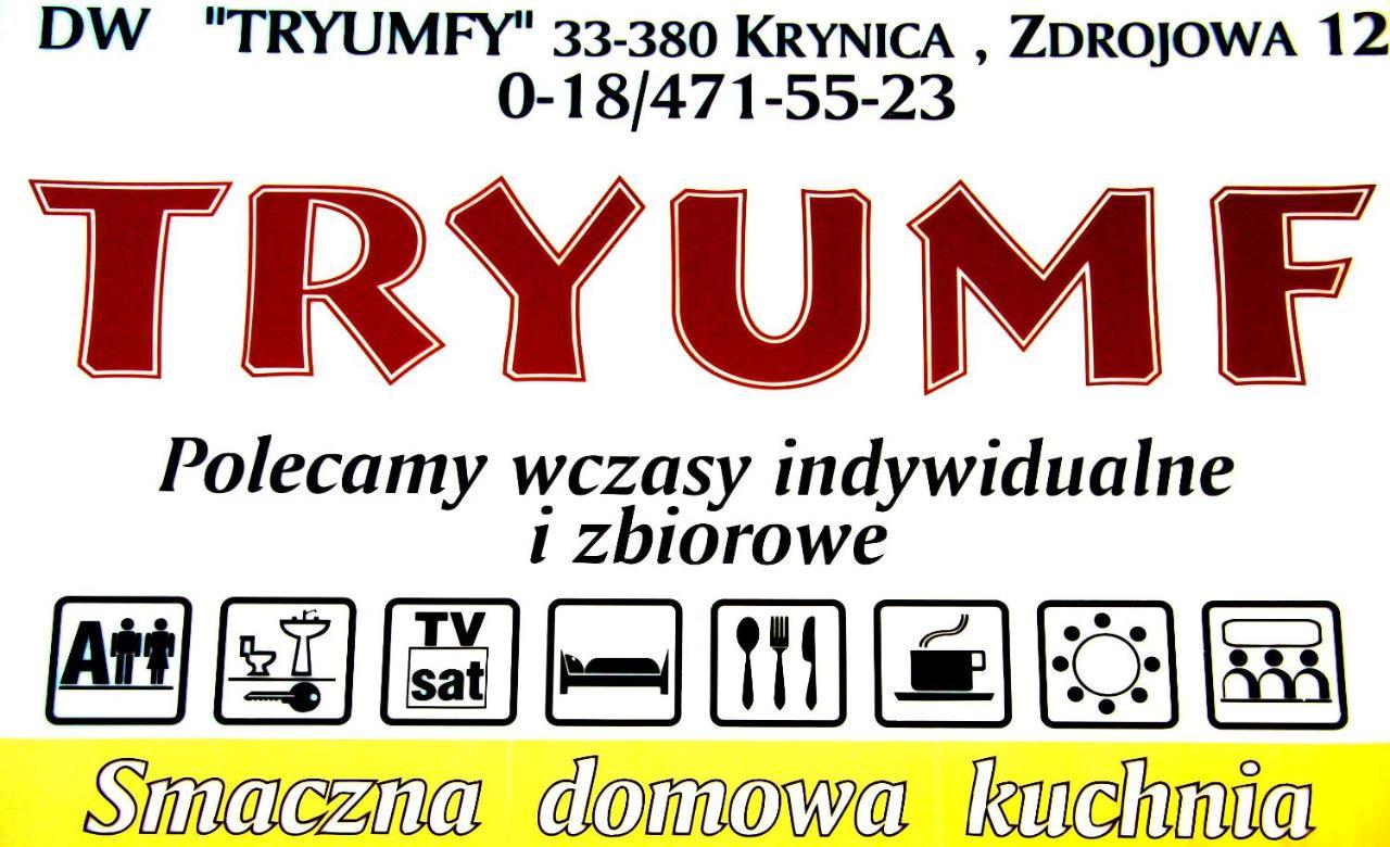 Domy Wczasowe Tryumfy Bed and Breakfast Krynica-Zdrój Esterno foto